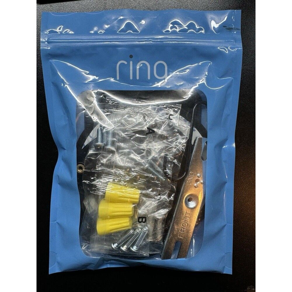 Ring RB Floodlight Wired Mounting Pack Black New Sealed Package Part 84286110615